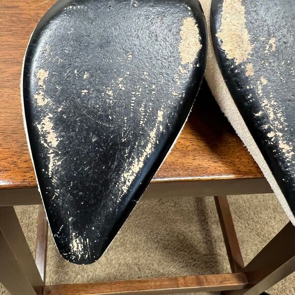 Fabrizio Viti Daisy Heels Pump Priscilla Beaulieu boho retro size 9.5 (39 1/2) - Picture 13 of 14